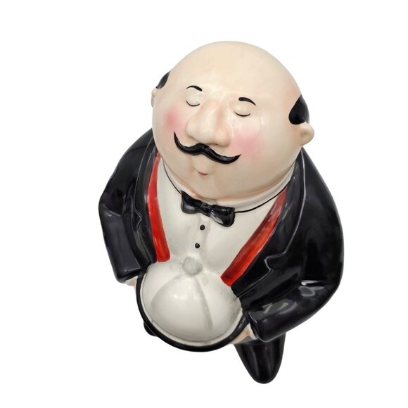 TRACY FLICKINGER Certified International Ceramic CHEF Waiter Utensil Holder - Picture 4 of 8